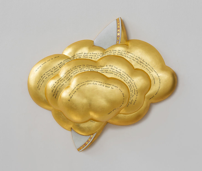 Nedko Solakov, “The Flying Saucer and the Cloud”, 2012.